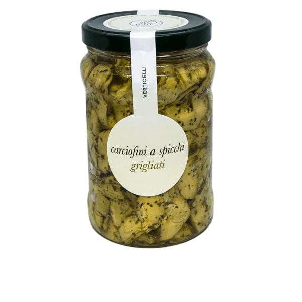 Carciofini a spicchi grigliati